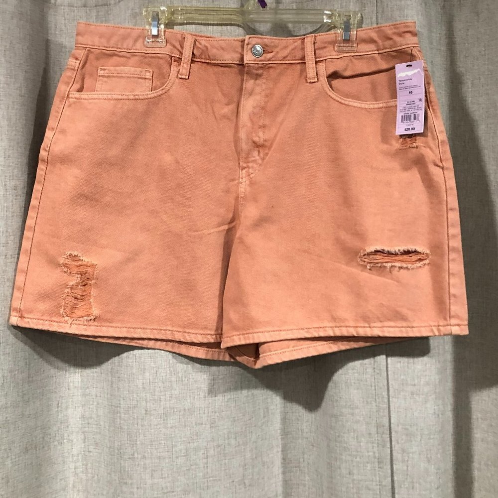 Wild Fable high rise Bermuda shorts size 16 New